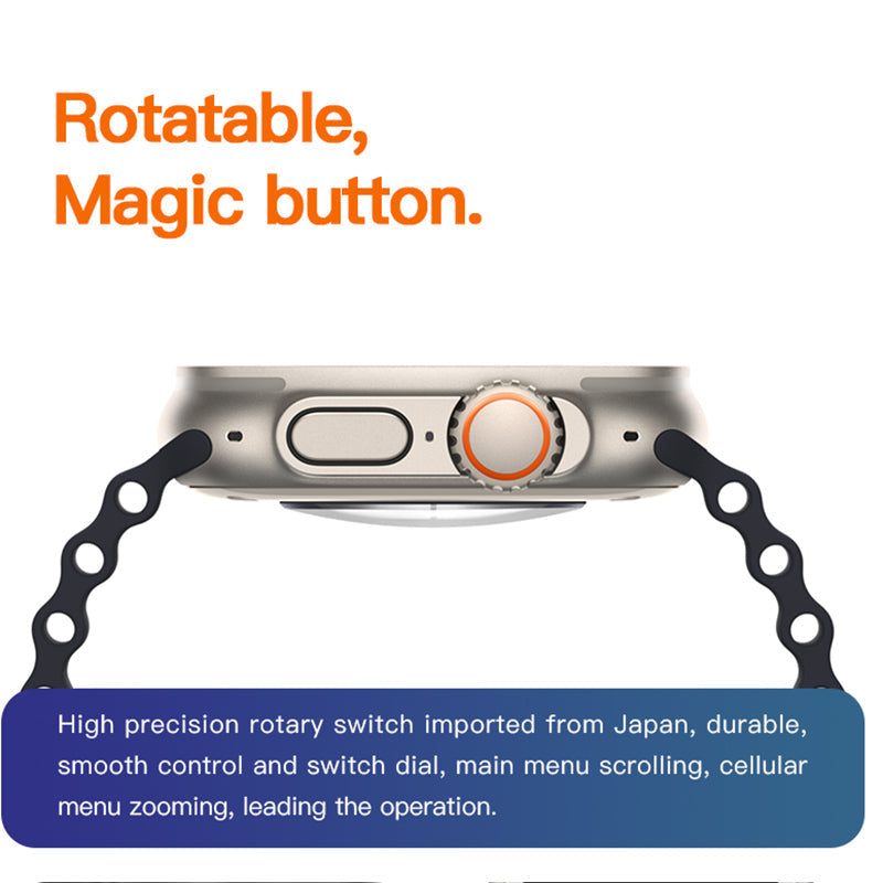 ShahSyl™T800 Smartwatch with 1.99-Inch Display
