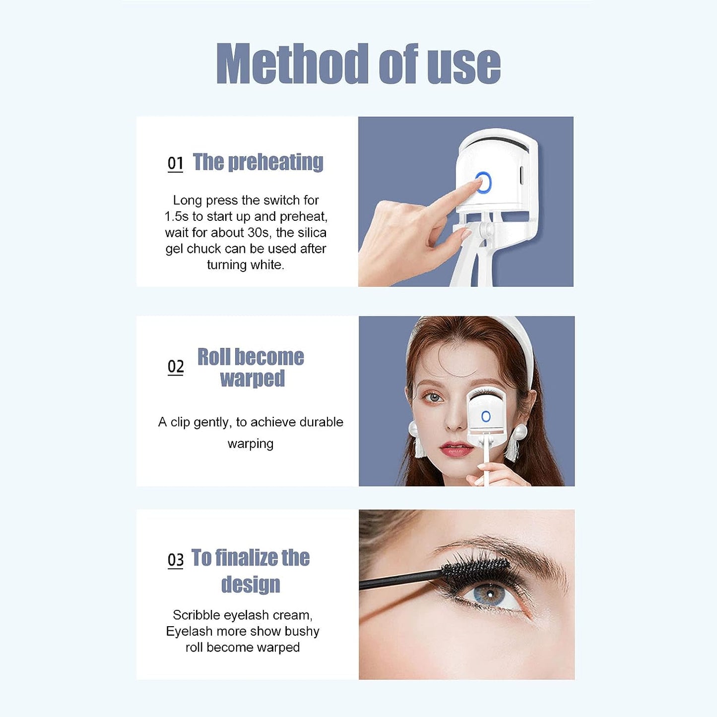 ShahSyl™Electric Eyelash Curler Heated