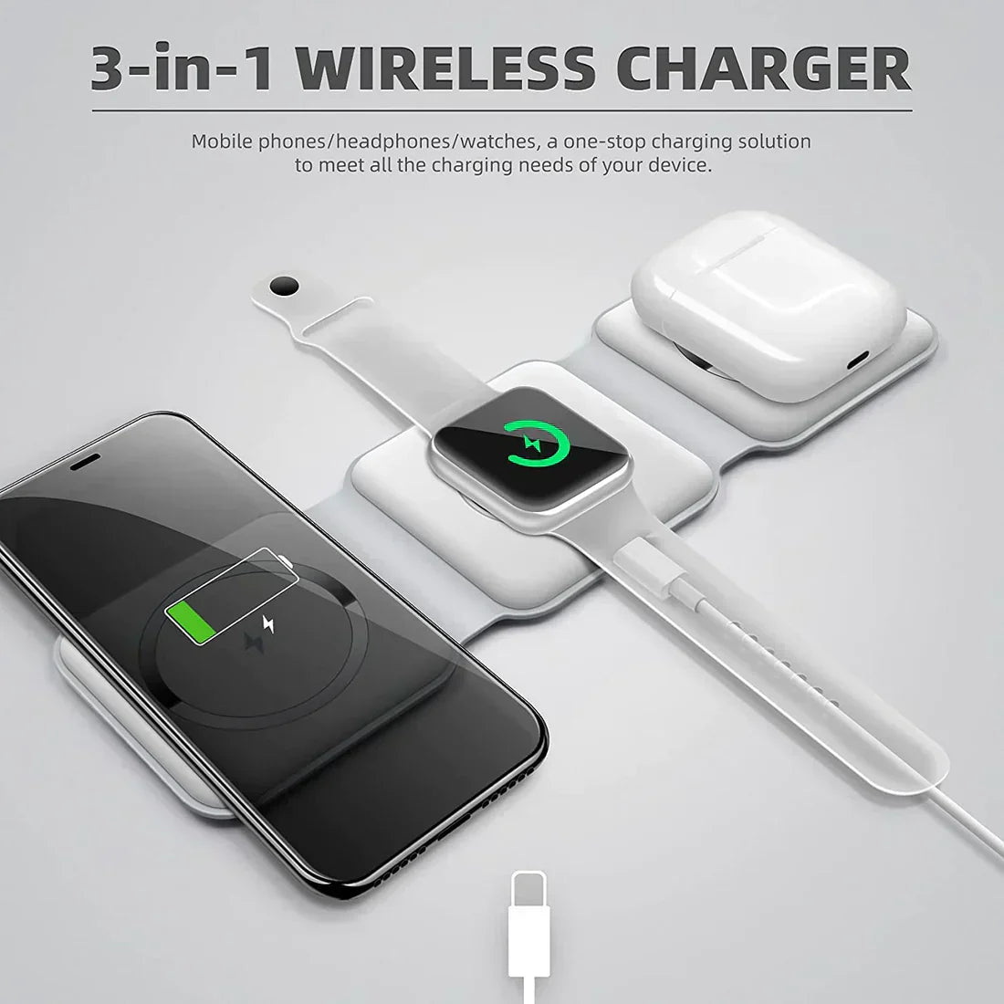 ShahSyl™3-in-1 Wireless Charging Pad
