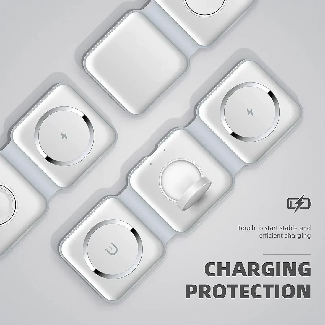 ShahSyl™3-in-1 Wireless Charging Pad