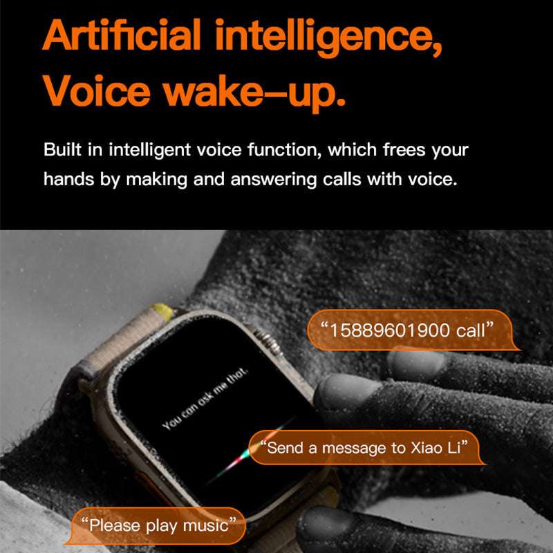 ShahSyl™T800 Smartwatch with 1.99-Inch Display